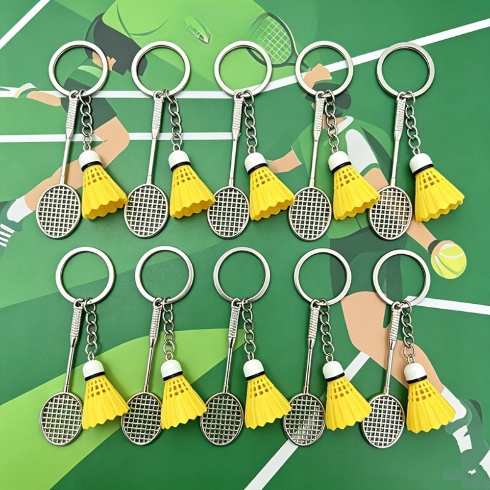 5/10/20Pcs Badminton Keychain  - Badminton House ulasan dan harga