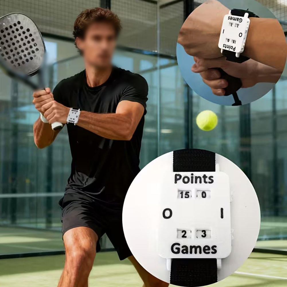 Tennis Padel Wrist Scorekeeper - Badminton Score Counter ulasan dan harga
