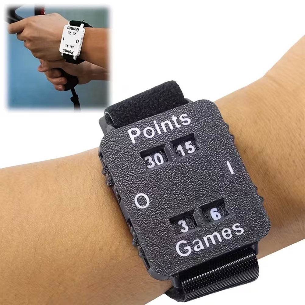 Tennis Padel Wrist Scorekeeper - Badminton Score Counter ulasan dan harga