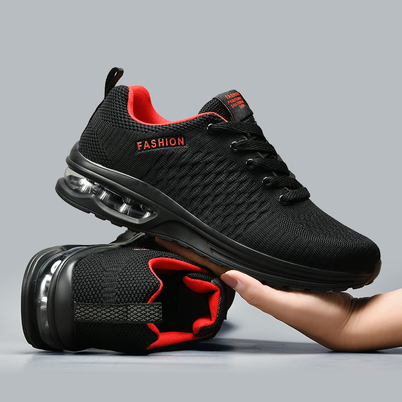 Men Running Shoes Lace Up Snea - Badminton Shoes ulasan dan harga