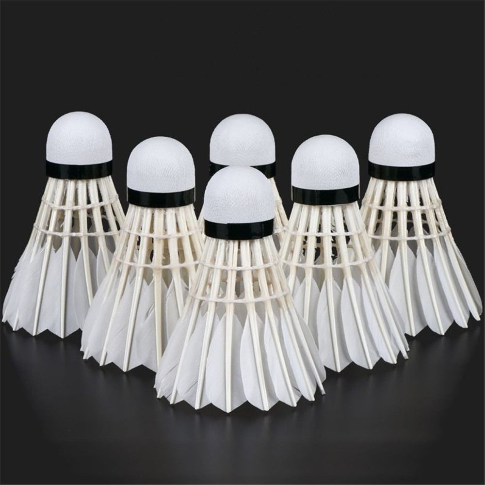 3/6/12Pcs New White Badminton  - Badminton House ulasan dan harga