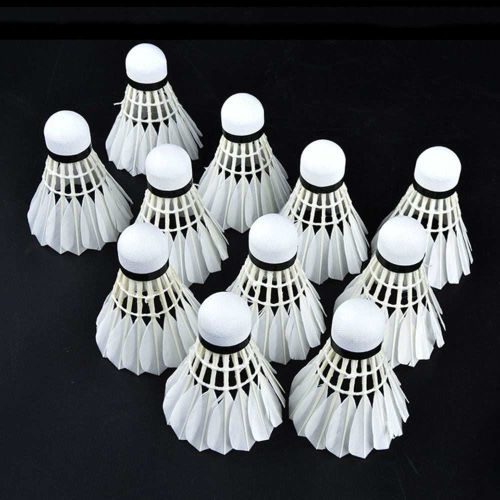 3/6/12Pcs New White Badminton  - Badminton House ulasan dan harga