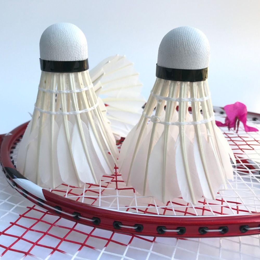 3/6/12Pcs New White Badminton  - Badminton House ulasan dan harga