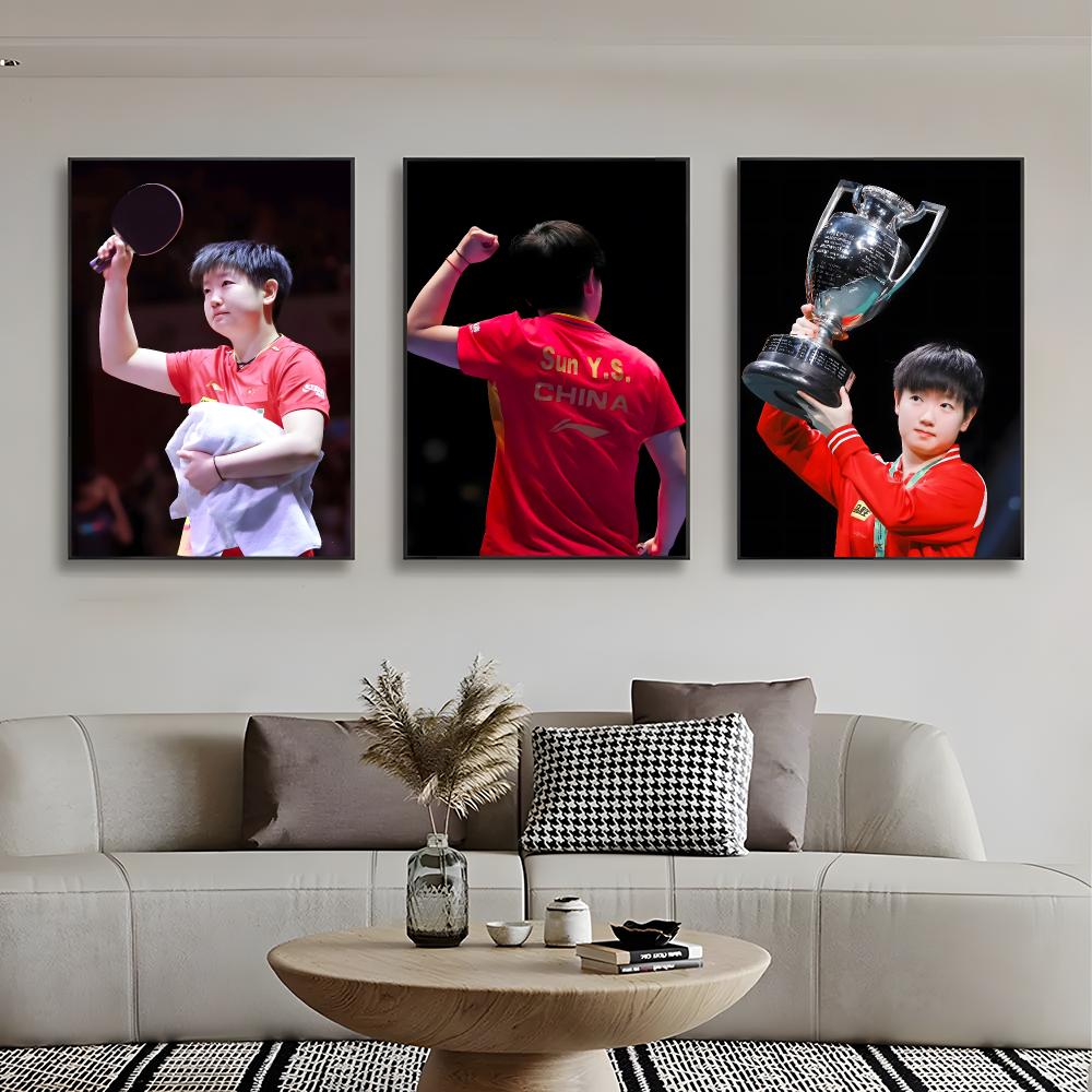 Champion Table Tennis Athlete  - Badminton Quotes ulasan dan harga