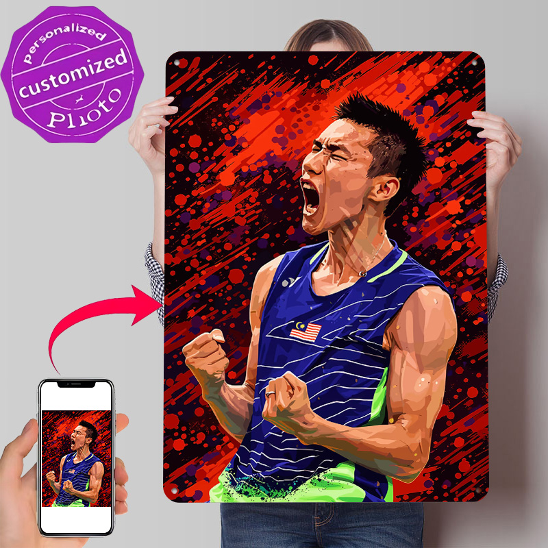 Badminton Player Celebrating V - Badminton House ulasan dan harga