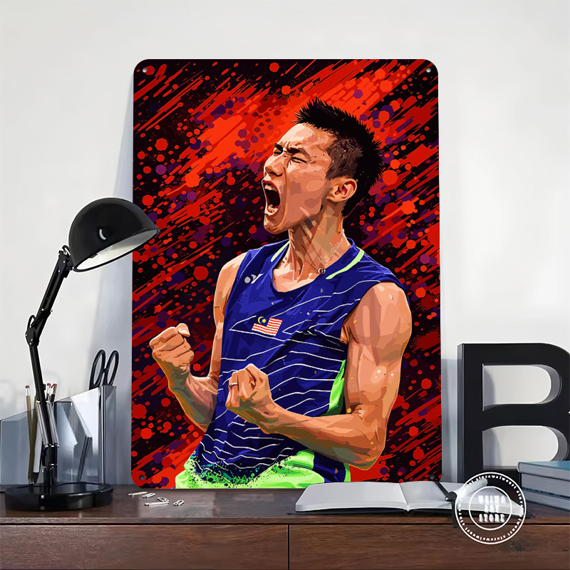 Badminton Player Celebrating V - Badminton House ulasan dan harga
